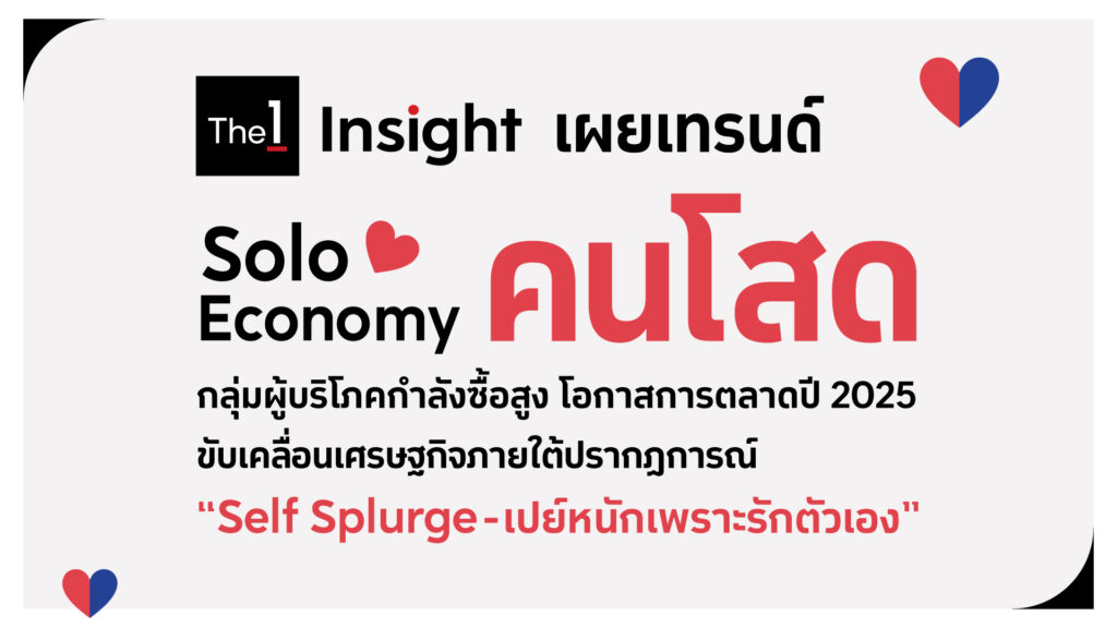 เศรษฐกิจคนโสด (Solo Economy): เทรนด์ผู้บริโภคกลุ่มใหม่ที่พร้อม "เปย์หนักเพราะรักตัวเอง"