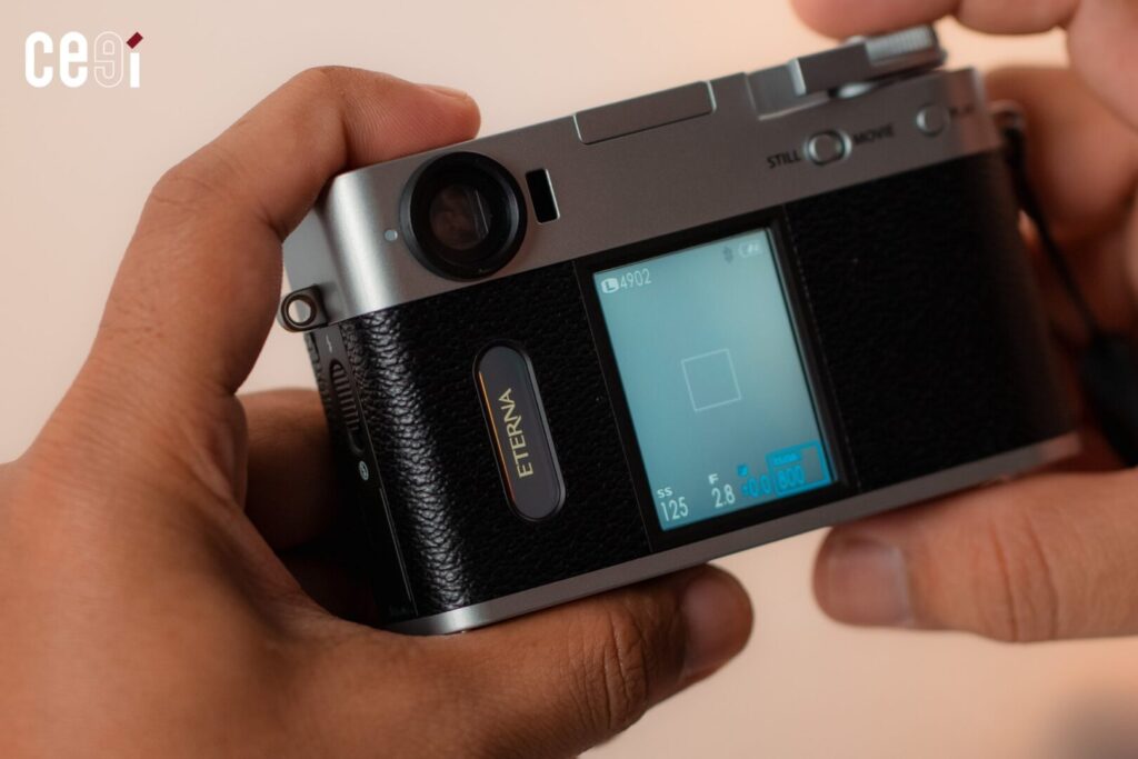 สีฟิล์ม Eterna ของ Fuji X Half