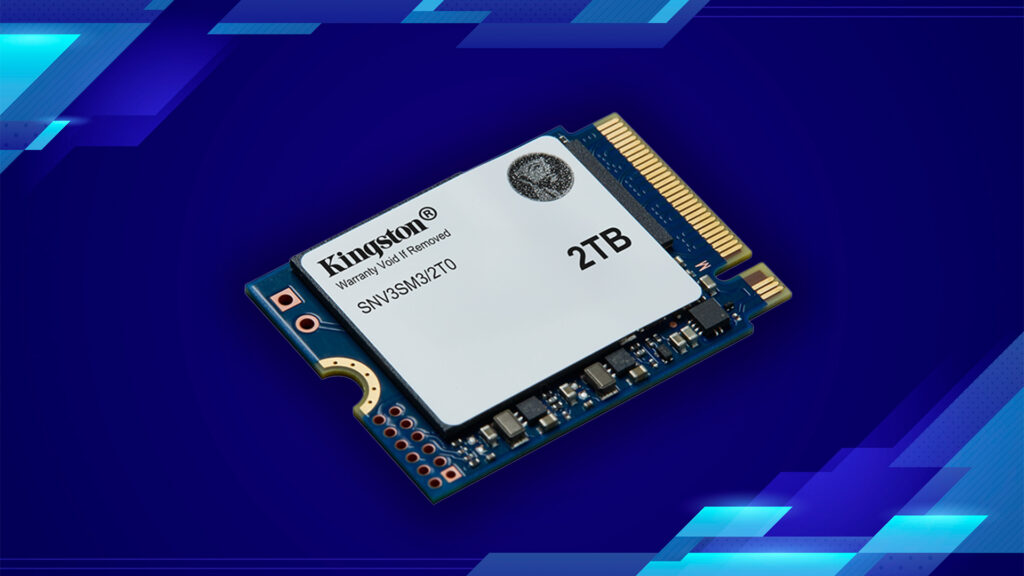 เปิดตัว Kingston NV3 2230 SSD ขนาดจิ๋ว อัปเกรดความเร็วให้โน้ตบุ๊กและเครื่องเกมพกพา