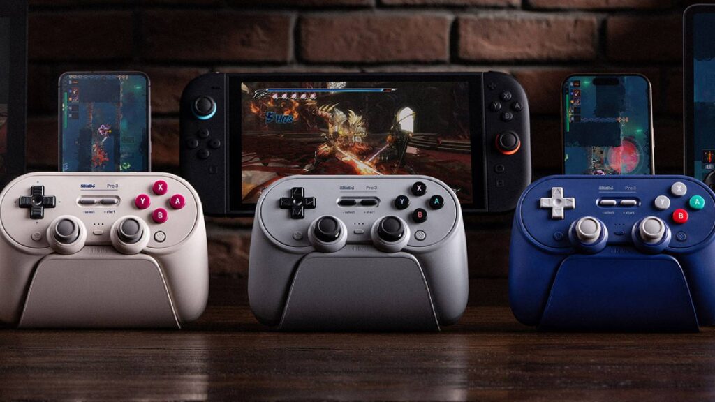 8BitDo Pro 3 คอนโทรลเลอร์สุดแนว เปลี่ยนปุ่มได้ ใช้งานหลายแพลตฟอร์ม