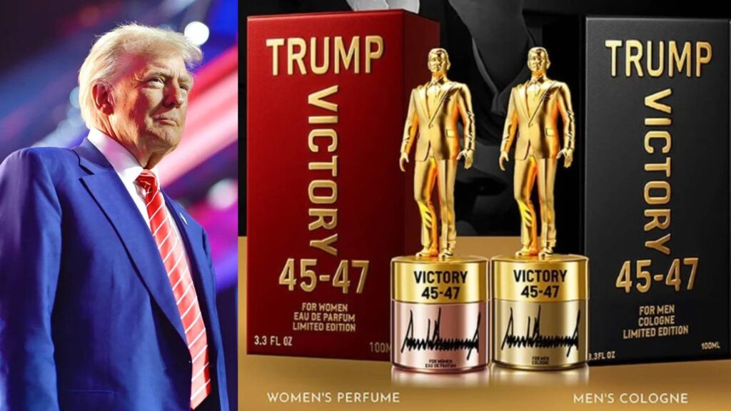Trump เปิดตัว Victory 45-47 น้ำหอมกลิ่นใหม่ ไม่หวั่นใช้ตำแหน่งหารายได้