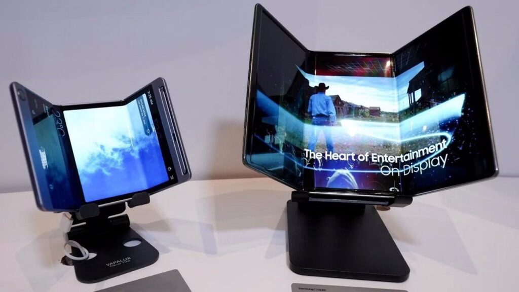 Samsung ประกาศ จะเปิดตัวสมาร์ตโฟนพับจอได้ 3 ทบในปลายปีนี้