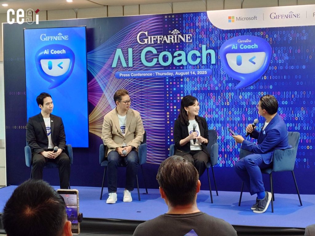 ปริญญ์ บุญดีสกุลโชค CEO & Managing Partner ของ บริษัท ฟรอนทิส จำกัด, ธนวัฒน์ สุธรรมพันธุ์ กรรมการผู้จัดการใหญ่ ไมโครซอฟท์ ประเทศไทย และ พญ.นลินี ไพบูลย์ ประธานกรรมการ บริษัท กิฟฟารีน สกายไลน์ ยูนิตี้ จำกัด