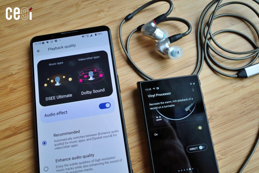 เทียบกับ Sony Walkman A105 แล้ว ยังขาดเอฟเฟกระดับสูง