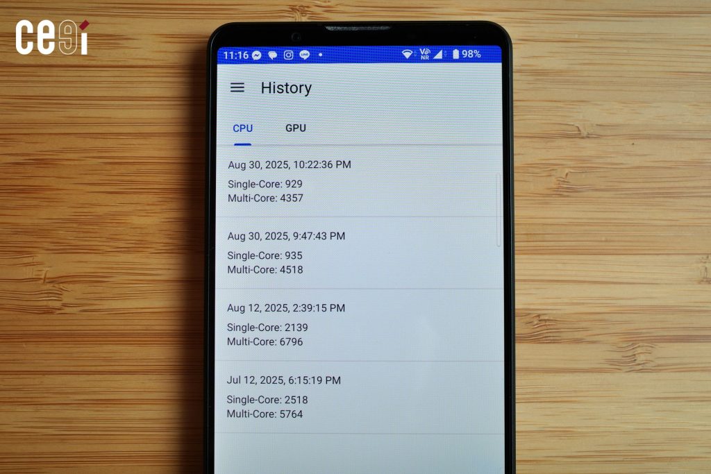 ผลทดสอบ Geekbench 6.4 ของ Xperia 1 VII