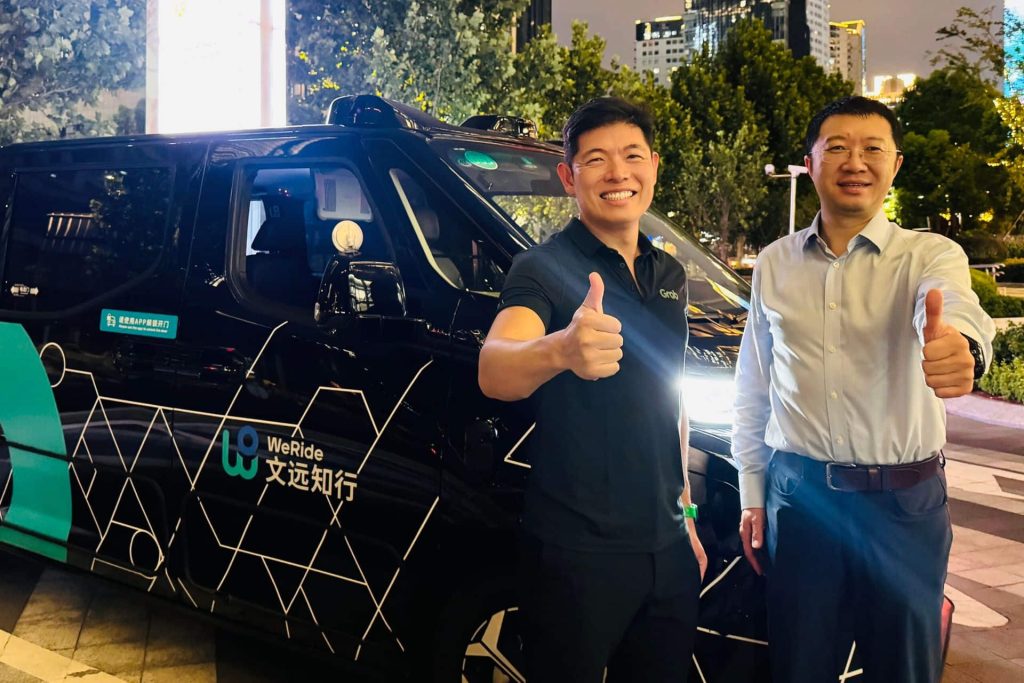 Grab ลงทุน WeRide ผลักดันใช้งานแท็กซี่และรถบัสไร้คนขับใน SEA