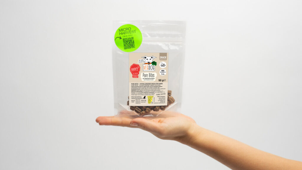 MicroHarvest โปรตีนทางเลือกใหม่ เปลี่ยนแบคทีเรียที่ตายแล้วเป็นอาหารสุนัข