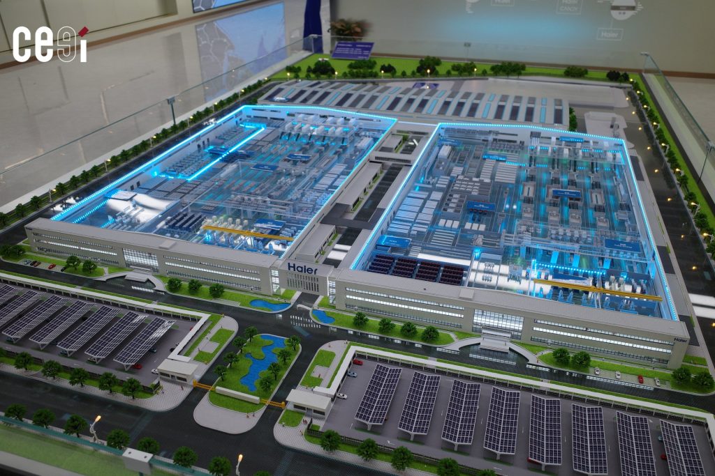 ภาพรวมของโรงงานผลิตเครื่องปรับอากาศของไฮเออร์