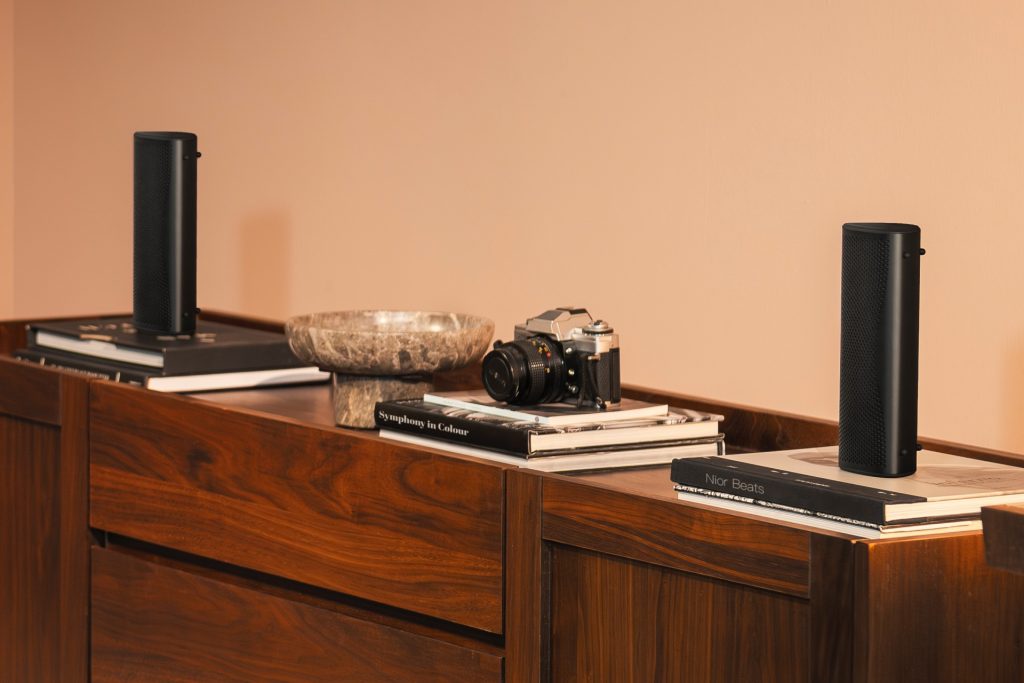 เชื่อม KEF Muo 2 ตัวแบบสเตอริโอ