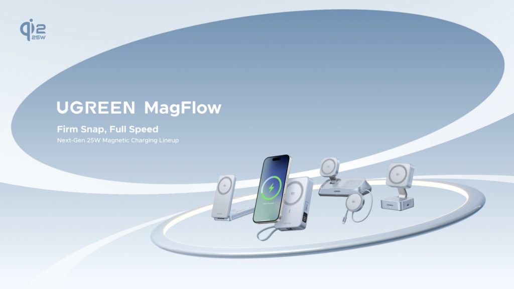 UGREEN เปิดตัวแท่นชาร์จไร้สาย MagFlow Series ใหม่ รองรับ Qi2 ชาร์จเร็ว 25W