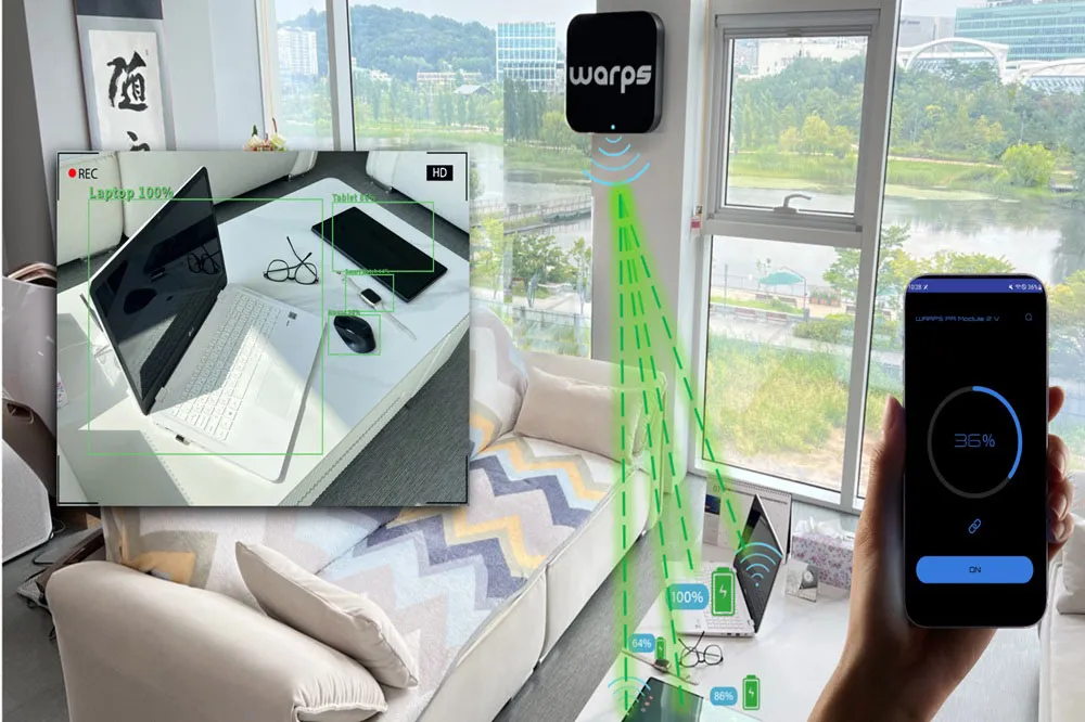 สะดวกสุดๆ Warp Solution โชว์นวัตกรรมการชาร์จไร้สายผ่านคลื่นวิทยุ