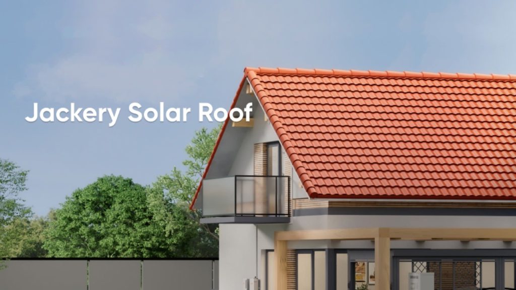 Jackery Solar Roof กระเบื้องโซลาร์เซลล์ แบบลอนโค้ง กลมกลืนไปกับหลังคาบ้าน