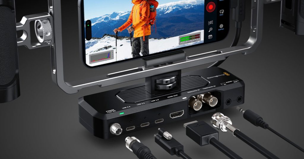 เปลี่ยน iPhone เป็นกล้องโปร ! กับ Blackmagic Camera ProDock รองรับฟีเจอร์ Genlock