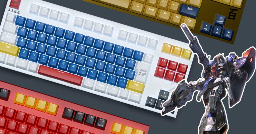 เปิดตัว Realforce GX1 x Gundam คีย์บอร์ดสวิตช์ Topre รุ่นพิเศษ จับมือกับอนิเมะหุ่นยนต์ชื่อดัง