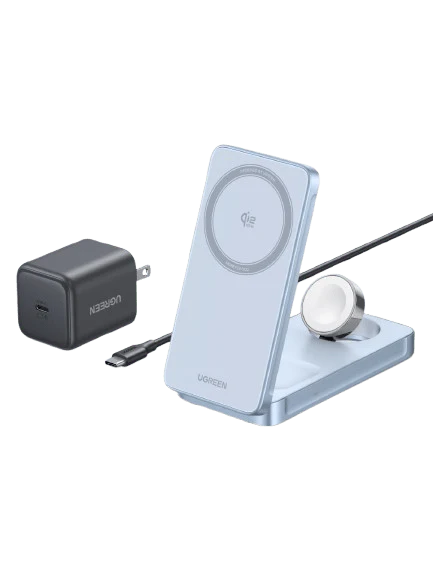 UGREEN MagFlow 3-in-1 Magnetic Wireless Charger