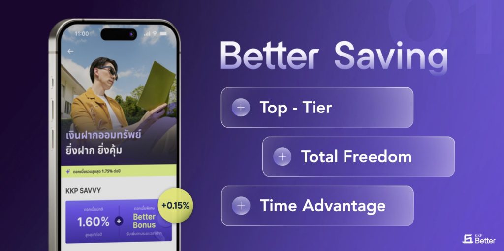 เกียรตินาคินภัทร เปิดตัว "KKP Better" แอปใหม่แทน KKP Mobile มุ่งเป็นผู้ช่วยวางแผนการเงินอัจฉริยะ