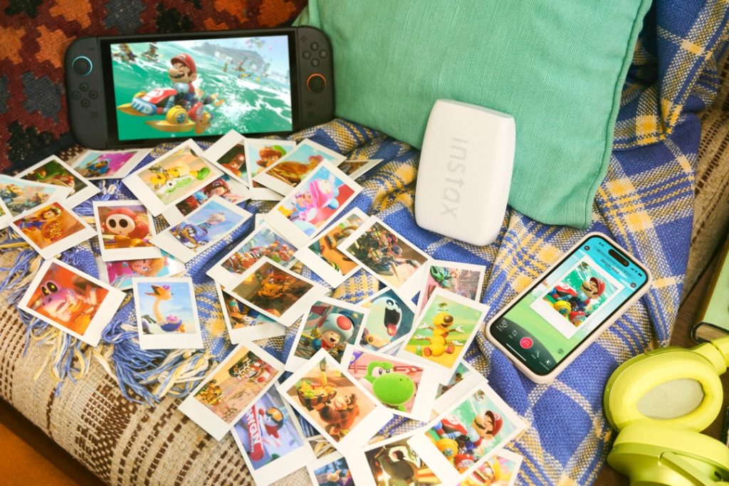 แอป instax mini Link for Nintendo Switch เพิ่ม 2 ฟีเจอร์สร้างสรรค์ภาพด้วยตัวละครจาก Super Mario