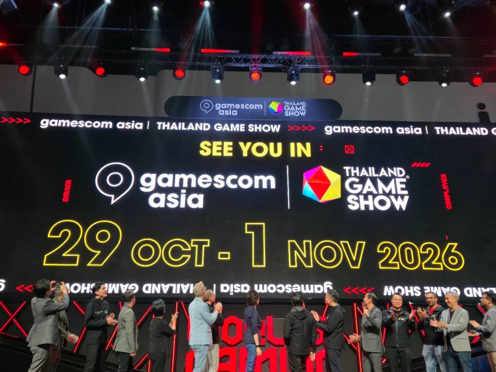เตรียมพบ gamescom asia x Thailand Game Show 2026