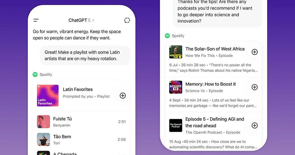 ชีวิตง่ายขึ้น ! ChatGPT เชื่อม 'Spotify' สร้างเพลย์ลิสต์ตรงใจ ง่าย ๆ แค่พิมพ์สั่ง