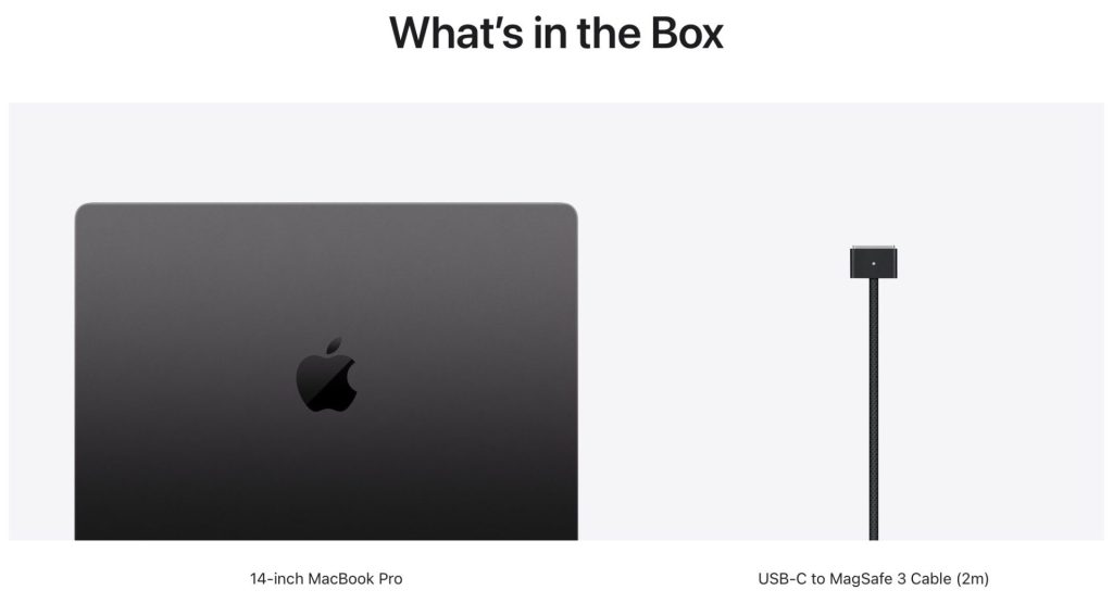 MacBook Pro M5 ไม่แถมอะแดปเตอร์ชาร์จในยุโรปเนื่องจากกฏหมายท้องถิ่น
