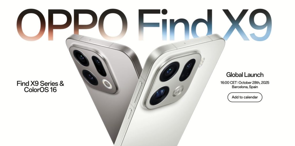 เปิดตัว OPPO Find X9 ซีรีส์ แรงด้วย Dimensity 9500 และกล้องซูม Hasselblad