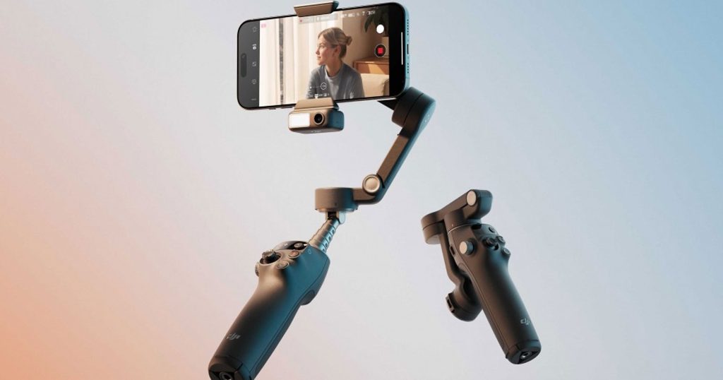 DJI Osmo Mobile 8 กิมบอลสมาร์ตโฟน แพนได้ 360 องศา อัปเกรดระบบ Tracking