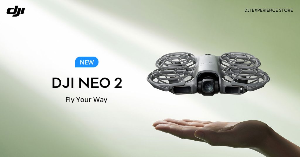 DJI Neo 2 โดรน 4K เล็กเท่าฝ่ามือ หลบสิ่งกีดขวางรอบทิศ มือใหม่ใคร ๆ ก็ใช้ได้