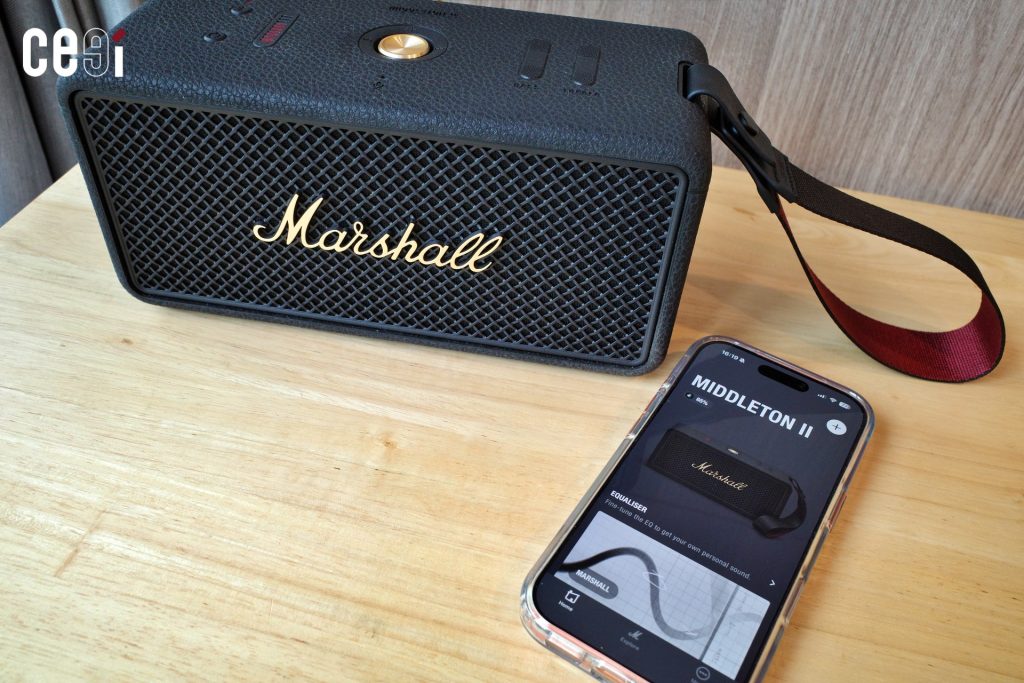 ควบคุมลำโพงผ่านแอป Marshall