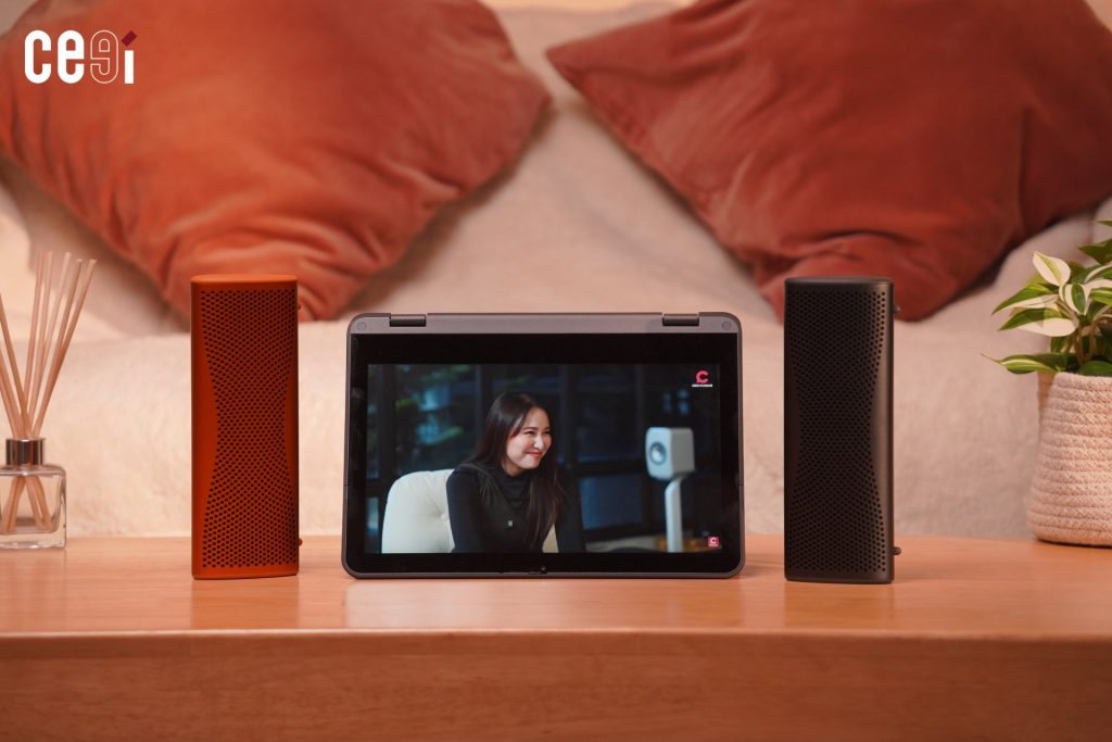 เชื่อมต่อ KEF Muo พร้อมกัน 2 ลำโพง