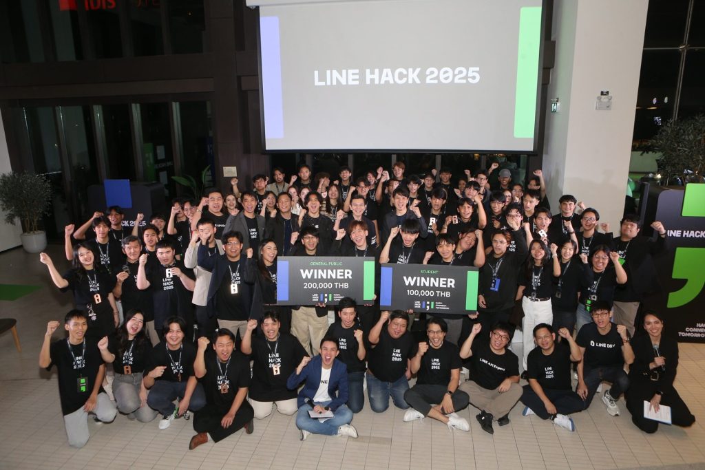 ประกาศผล LINE HACK 2025 เผยโฉมนวัตกรรมไทย ดึง AI ผสาน LINE MINI App แก้โจทย์สังคม