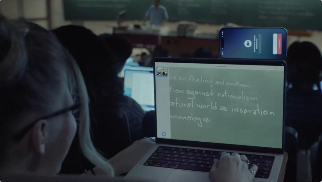 ใช้ Magnifier ซูมเนื้อหาบนกระดานจาก iPhone มาขึ้นจอแมค