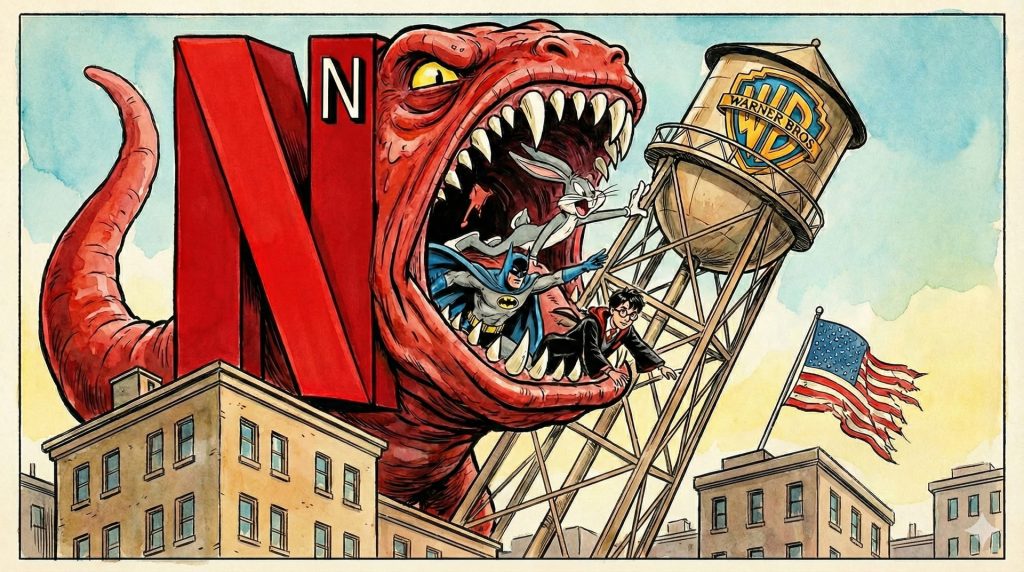 Netflix ปิดดีลยักษ์ใหญ่ เข้าซื้อกิจการ "Warner Bros." มูลค่ากว่า 2.8 ล้านล้านบาท เตรียมขึ้นแท่นเจ้าของใหม่ HBO และ DC Universe