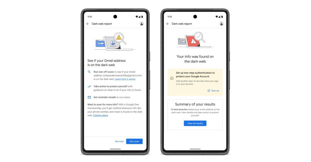 Google หยุดให้บริการ Dark Web Report สแกนข้อมูลหลุด ในเดือนกุมภาพันธ์ปีหน้า
