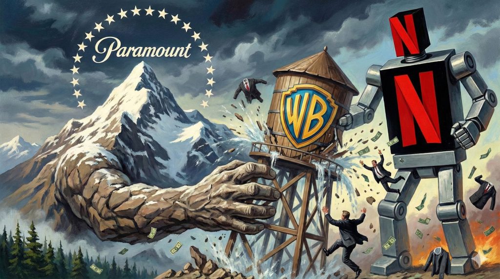 Paramount เปิดศึกเข้าซื้อ Warner Bros. Discovery แบบปรปักษ์  หวังล้มดีล Netflix