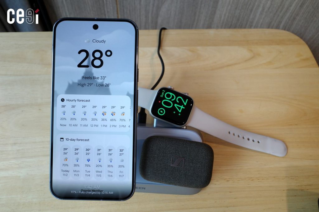 ชาร์จ 3 จุดพร้อมกัน