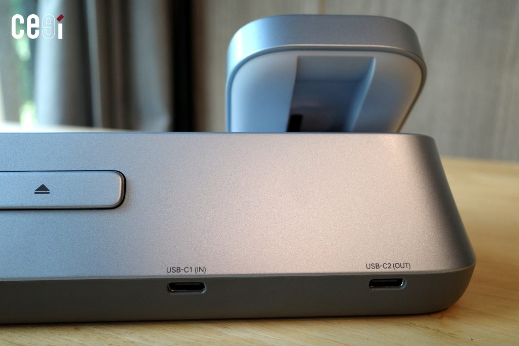 ช่อง USB-C 2 ช่องด้านหลัง