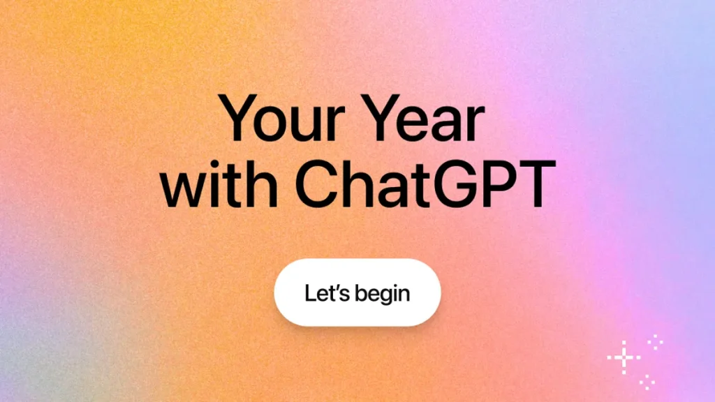 OpenAI ชวนย้อนดูบทสรุปการใช้งาน AI ทั้งปีผ่าน  Your Year with ChatGPT