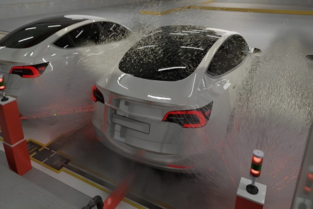 ชาร์จข้ามคืนอุ่นใจขึ้น ด้วย TK-UNDERSHIELD ระบบดับเพลิง AI ป้องกันรถยนต์ไฟฟ้า : CES 2026