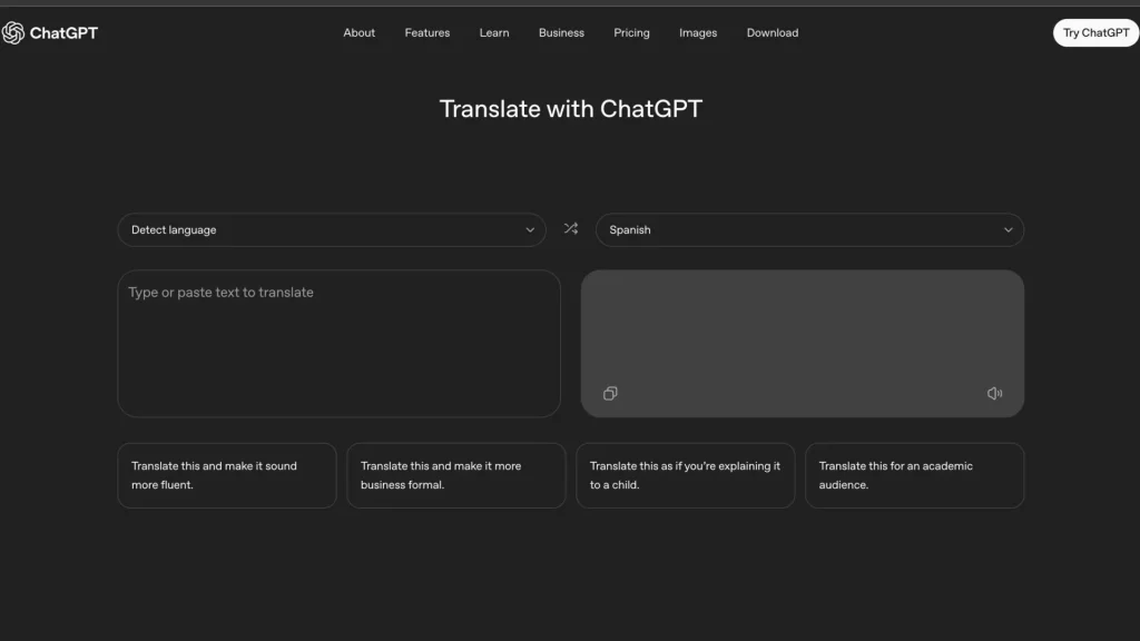 ChatGPT Translate ท้าชน Google แปลได้มากกว่า 50 ภาษาปรับโทนได้ด้วย AI