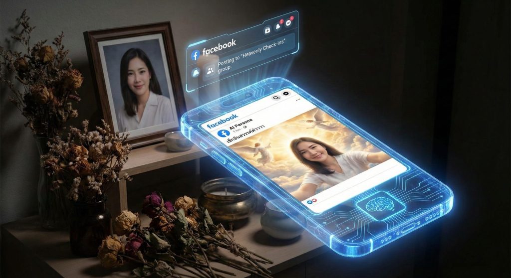 Meta จดสิทธิบัตร AI ที่สามารถใช้งานโซเชียลมีเดียต่อได้ แม้ว่าเราจะตายไปแล้ว