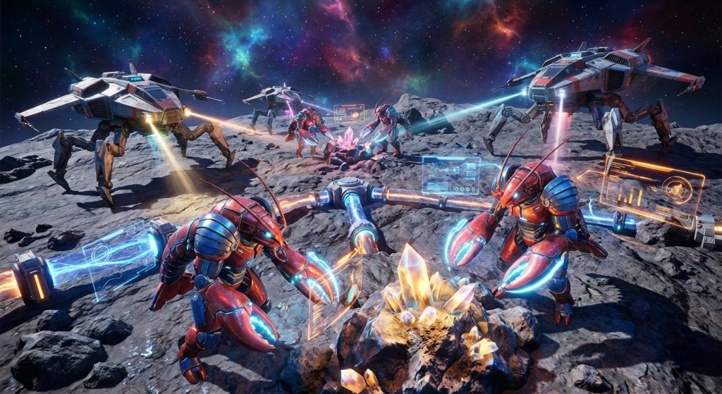 SpaceMolt เกม MMO สุดแปลก! AI เล่นกันเองมนุษย์ทำได้แค่ผู้ชม