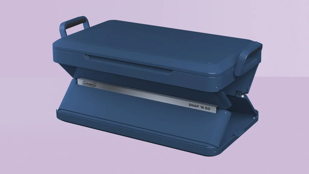 Snap ’N Go กระติกน้ำแข็งพับเก็บได้ ขนาดเหลือ 1 ใน 3 แต่ยังเย็นนาน