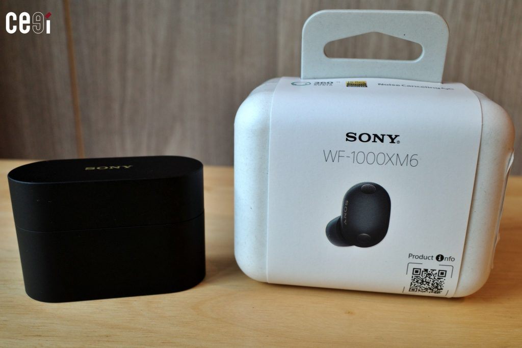 Sony WF-1000XM6 และกล่องกระดาษเอกลักษณ์ของโซนี่