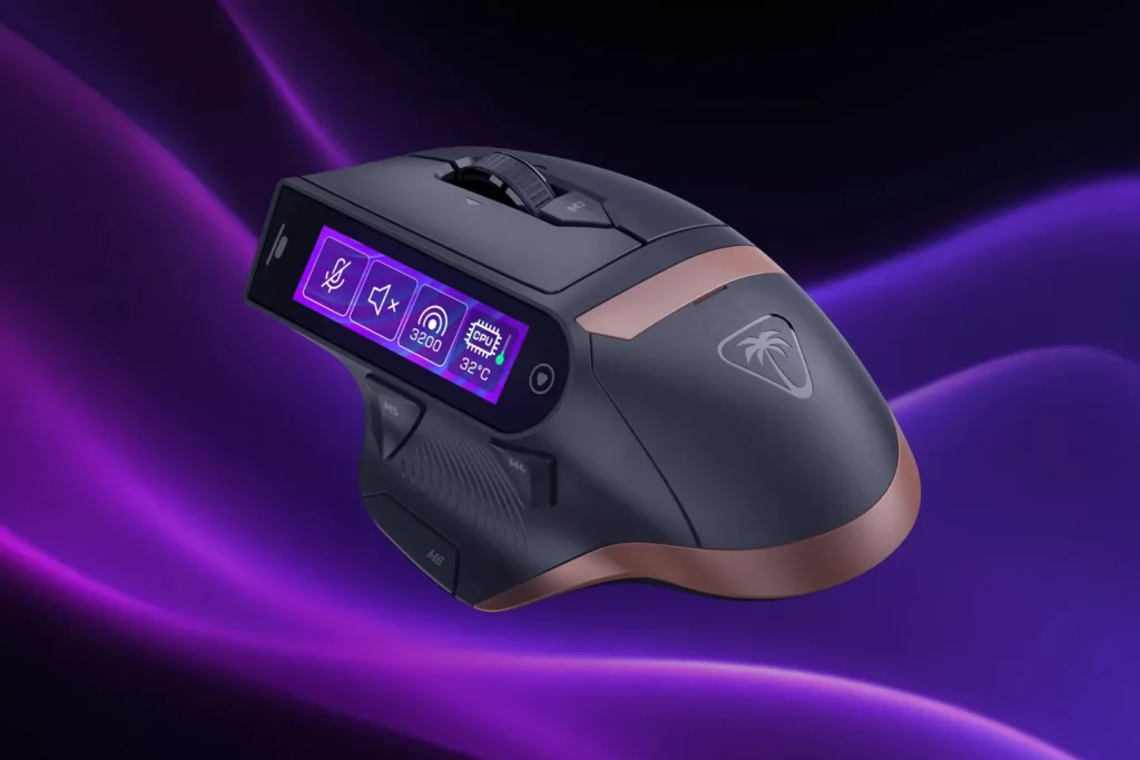 เมาส์มีจอ! Turtle Beach เปิดตัว MC7 ใส่ Touchscreen ควบคุมแอปได้ในตัว