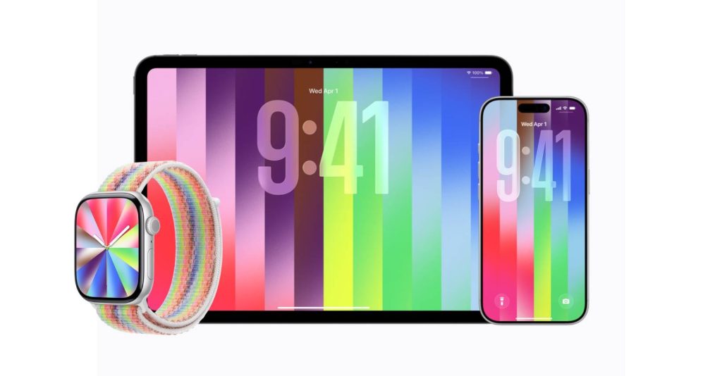 เปิดตัวสาย Apple Watch Pride Edition ใหม่ สีรุ้งสดใสรับ Pride Month