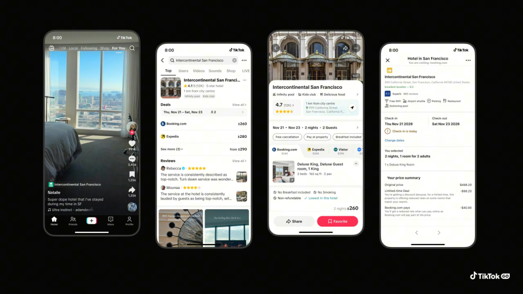 เปิดตัว TikTok GO จองโรงแรม-ที่เที่ยวครบวงจรในแอปเดียว สหรัฐฯ ได้ใช้ก่อน