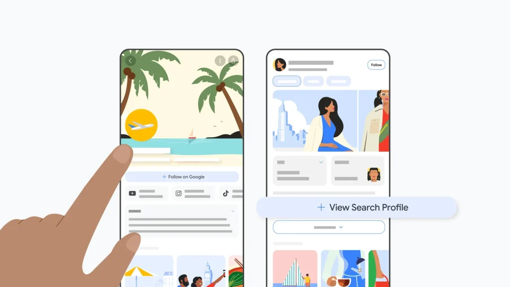 Search Profile รวมบทความ วิดีโอ โพสต์บนโซเชียลไว้ที่เดียว ดันครีเอเตอร์สร้างตัวตนบน Google Search ง่ายขึ้น