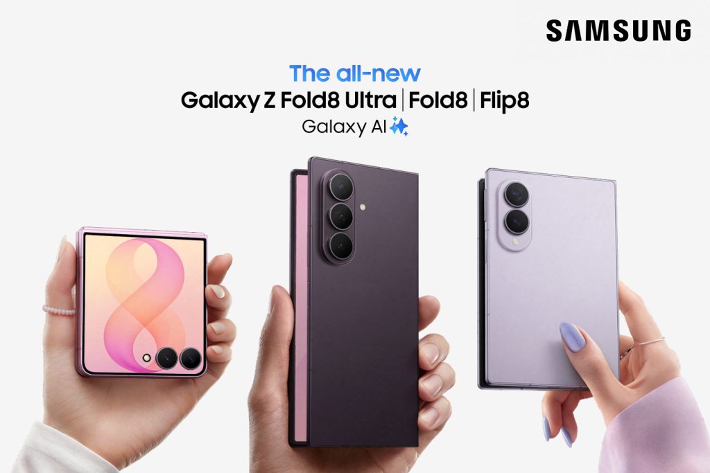 เปิดตัว Samsung Galaxy Z Fold8 เรือธงอัตราส่วนจอใหม่ พร้อม Z Fold8 Ultra รุ่นท็อปกล้อง 200 ล้านพิกเซล พร้อม Z Flip8 พับเล็กสายแฟชัน