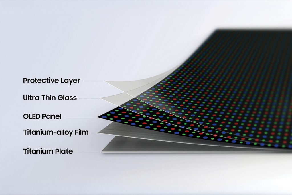 ซัมซุงเปิดตัวหน้าจอพับรุ่นใหม่ Flex Titanium ปรับโครงสร้างลดรอยพับ เพิ่มความทน