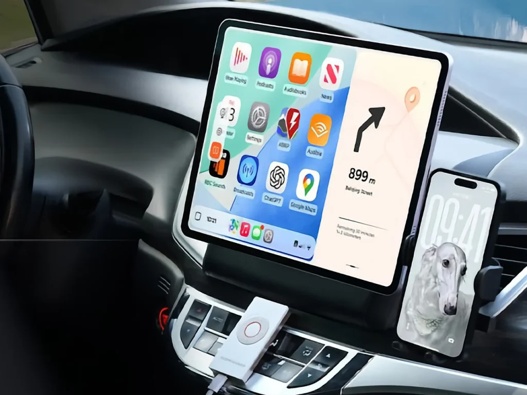 HERMIX NANO เปลี่ยนแท็บเล็ตเก่าให้เป็นจอรถ ใช้งาน CarPlay-Android Auto